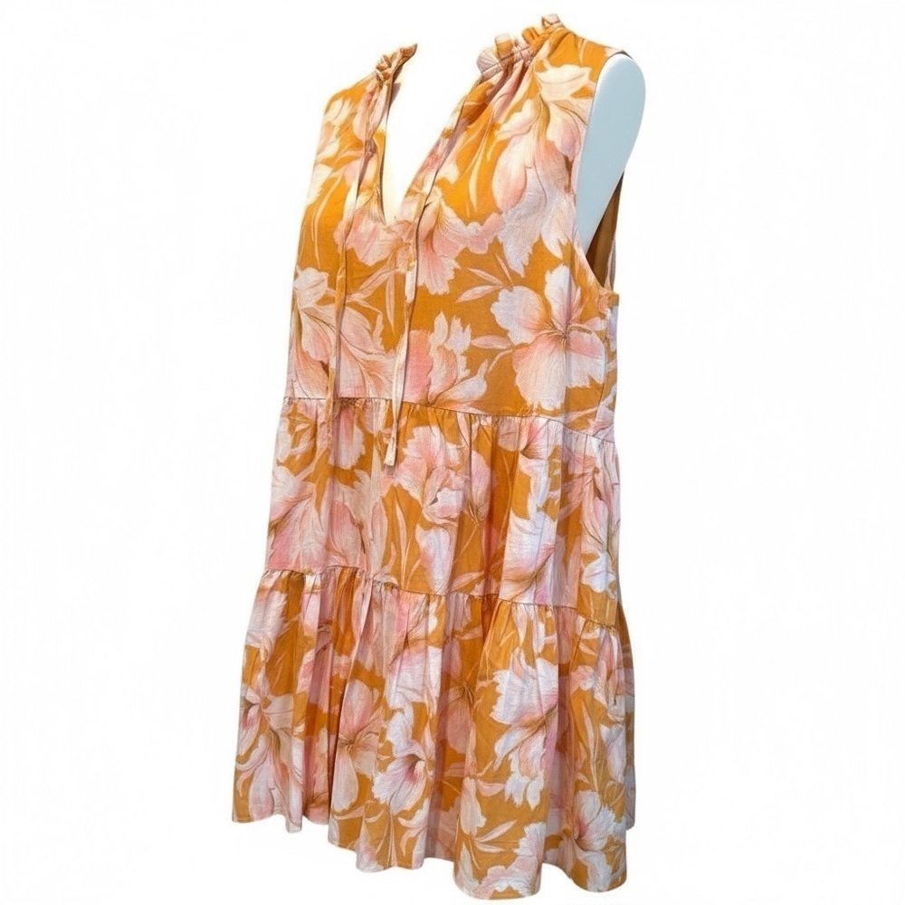 🌸 Steve Madden Floral Tiered Cotton Dress | Size M | NWOT - Picture 4 of 6